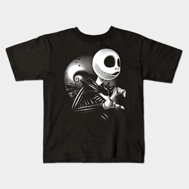 Her Skeleton Kids T-Shirt by alemaglia